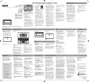 RCA RC130iBL Owner/User Manual