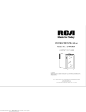 RCA RFRW418 English Manual