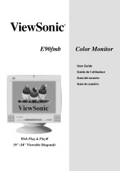 ViewSonic E90FMB User Guide