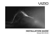 Vizio RS120-B3 Installation Guide