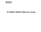 Epson ET-5850 Users Guide