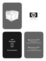 HP 4300n HP LaserJet 4200 and 4300 series printer - Start Guide