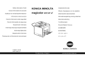 Konica Minolta magicolor 4695MF magicolor 4695 Safety Information Guide