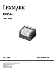 Lexmark 450dn User's Guide