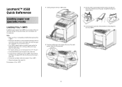 Lexmark X560n Quick Reference