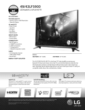 LG 49LF5900 Specifications