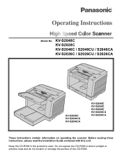 Panasonic KV-S2048C Operating Instructions