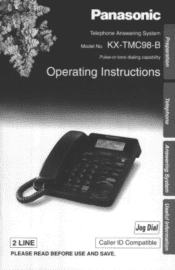 Panasonic KXTMC98B KXTMC98B User Guide