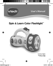Vtech Spin & Learn Color Flashlight Pink User Manual
