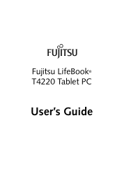 Fujitsu T4220 T4220 User's Guide