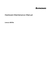 Lenovo B575e Laptop Hardware Maintenance Manual - Lenovo B575e