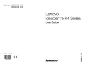 Lenovo IdeaCentre K430 Lenovo K4 Series User Guide V1.0