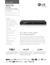 LG BD570 Specification