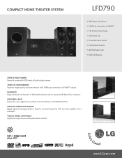 LG LFD790 Specification (English)