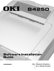 Oki B4250 Guide: Software Installation B4250 (American English)