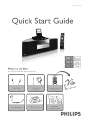 Philips BTM630 Quick start guide (English)