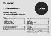 Sharp YO-520P Operation Manual
