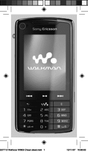 Sony Ericsson W960 User Guide