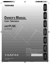 Toshiba 14AF44 User Manual