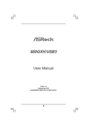 ASRock 880GXH/USB3 User Manual