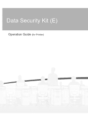 Kyocera ECOSYS FS-C8500DN FS-C8500DN Data Security Kit (E) Operation Guide