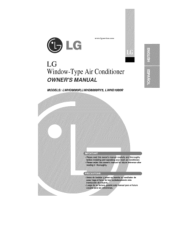 LG LWHD1000R Owners Manual