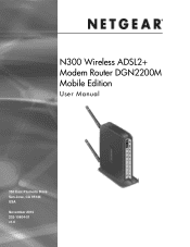 Netgear DGN2200M DGN2200M User Manual (PDF)