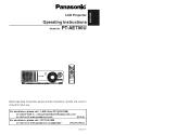 Panasonic PT AE700U Lcd Projector