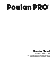 Poulan 380ZX User Manual