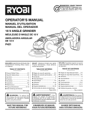 Ryobi AG4531G User Manual