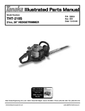 Tanaka THT-210S Parts List
