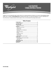 Whirlpool GFG461LVT Owners Manual