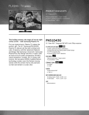 Samsung PN51D430A3DXZA Brochure