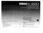 Yamaha K-220 Owner's Manual