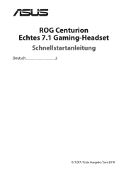 Asus ROG Centurion Users ManualGerman