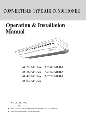 Haier AC362AFEAA User Manual