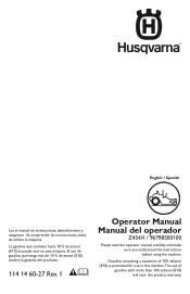 Husqvarna Z454X Owner Manual