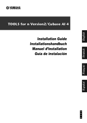 Yamaha Cubase n8/n12 TOOLS for n Version2/Cubase AI 4 Installation Guide