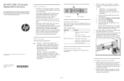 HP MSA 1040 HP MSA 2040 I/O Module Replacement Instructions (765269-001, March 2014)