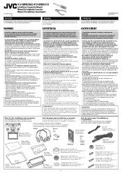 JVC MRD900 Installation Manual