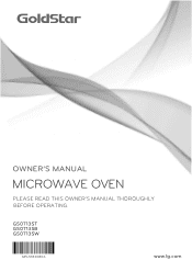 LG GS0713SW Owners Manual
