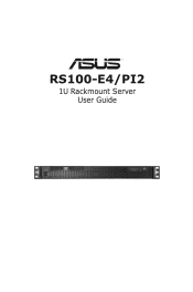 Asus RS100-E4 User Guide