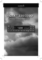 Garmin GTX 330 Pilot's Guide