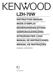 Kenwood LZH-70W Instruction Manual