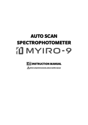 Konica Minolta C7090 Myiro-9 User Manual