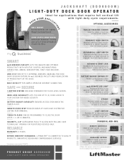LiftMaster DDO8900W DDO8900W Product Guide - English