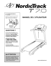 NordicTrack T 7.0 Treadmill Canadian French Manual