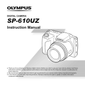 Olympus SP-610UZ SP-610UZ Instruction Manual (English)