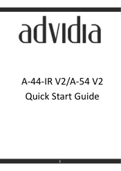 Panasonic A-44-IR-V2 A-44-V2 Quick Start Guide