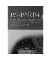 Asus P I-P6RP4 User Manual